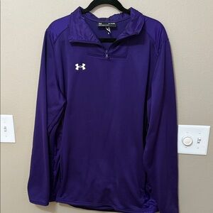 Under Armour Deep Purple Quarter-Zip Top